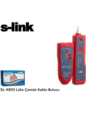 S-Lınk SL-KB10 Lüks Çantalı Kablo Bulucu ve Tester