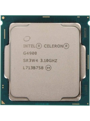 Intel Celeron G4900 2mb 2çekirdekli O/b UHD610 1151P V2 54W Kutusuz+Fansız