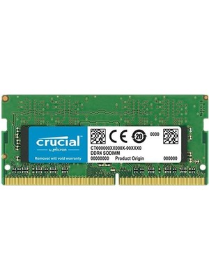 Crucıal 32GB Ddr4 3200MHZ CL22 Notebook Ram Value CT32G4SFD832A