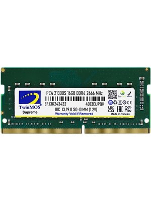 16 GB Ddr4 2666MHZ Twınmos Nb MDD416GB2666N