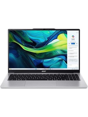 Acer Aspire Lıte I5-12450H 8gb 512GB SSD O/b VGA 15.6" Freedos Sılver Notebook (NX.J7MEY.001)