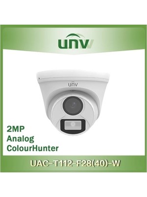 Unv 2mp Dome 2.8mm UAC-T112-F28-W Ir Analog Kamera Colourhunter