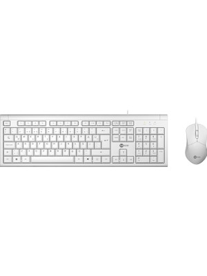 Lecoo CM101 Beyaz Kablolu Mouse &amp; Klavye Set