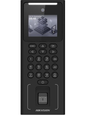 Hıkvısıon DS-K1T321MFWX Yüz Tanıma ve Parmak Izi Kontrol Terminali