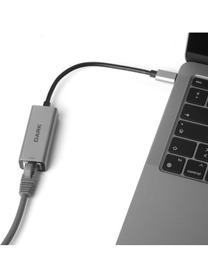 Dark Usb3.1 Type-C To 10/100/1000 Gigabit Ethernet [DK-AC-U31X3GL2]