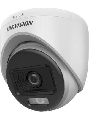 Hıkvısıon DS-2CE70DF0T-LPFS 2mp 2.8mm Colorvu Dahili Ses 20MT Smart Hybrıd Hd-Tvı Dome Kamera