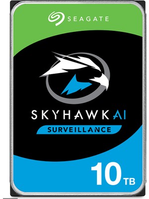 10TB Seagate Skyhawk Aı 256MB 7200RPM 7/24 ST10000VE001