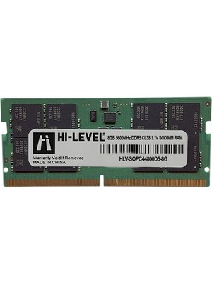 Hı-Level 8gb Ddr5 5600MHZ CL38 Notebook Ram HLV-SOPC44800D5-8G