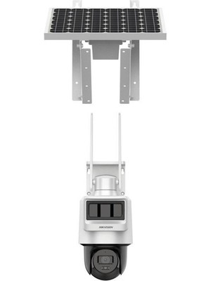 Hıkvısıon 2mp Speed Dome 2.8mm DS-2DE2C200IWG-K/4G/C05S10 Pan/tılt Pt Solar Kamera (4g Sim Destekli)