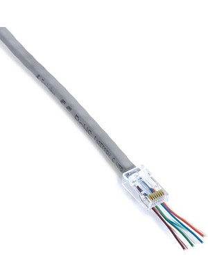 Frısby Cat6 Utp FNW-RJ4528N RJ45 100LÜ Paket Plastik Konnektör (Yeni Nesil)