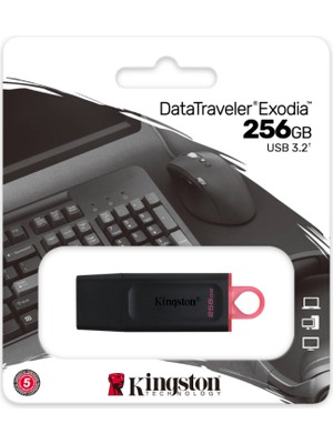 256GB Usb3.2 Gen1 DTX/256GB Exodia Kıngston