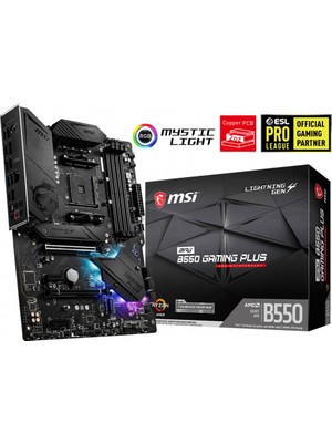 Msı Mpg B550 Gamıng Plus Ddr4 4400(OC)MHZ Atx Am4