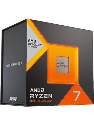 Belirtilmemiş Amd Ryzen 7 7800X3D Am5 Işlemci kutu (Fansız)