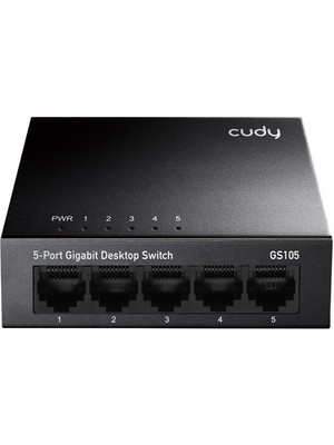 Cudy GS105 5 Port Gigabit Yönetilemez Desktop Metal Kasa Switch