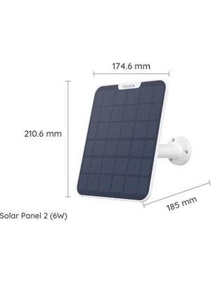Reolınk Solar Panel 2 5.8WATT Beyaz