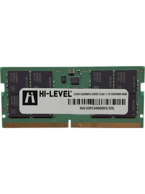 32GB Ddr5 5600MHZ Sodımm 1.1V HLV-SOPC44800D5/32G