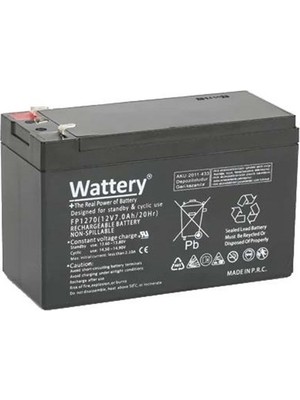 Yld 12V 7AMPER MYA-127 Kuru Tip Akü