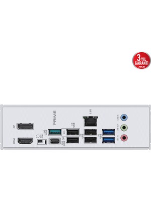 Asus Prıme Z890-P 1851P Ddr5 8400 Type-C 4xm2 HDMI Dp Atx