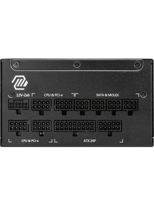 Msı Mag A1000GL Pcıe5 1000W 80+ Gold Power Supply