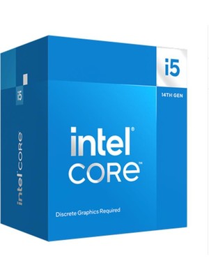 Belirtilmemiş Intel Core i5 14400F BOX 2.50GHz 10 Çekirdek 20MB L3 Önbellek Soket 1700 Kutulu İşlemci