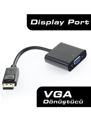 Dark Dk-Hd-Adpxvga 0.15METRE Dp-Vga (D) Görüntü Adaptörü Siyah
