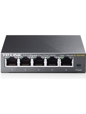 Tp-Lınk 5port TL-SG105E Gıgabıt Yönetilebilir Switch Masaüstü