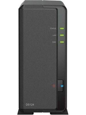 Synology DS124 Realtek Qc- 1gb Ram- 1-Diskli Nas Server (Disksiz)