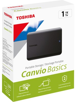 1tb Canvıo Basıcs 2.5" Usb3.2 G1 Toshıba HDTB510EK3AA