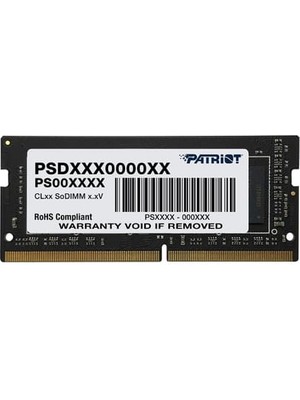 Patriot Signature Line 32GB(1X32GB) Ddr4 3200MHZ CL22 Sodımm Ram (PSD432G32002S)