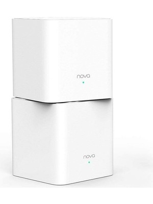 Tenda Nova Mw3-2 1200MBPS AC1200 Dual Band Mesafe Genişletici Ev Ofis Tipi Mesh Router 2li Paket