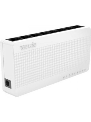 Tenda 8port S108 V3 10/100 Yönetilemez Switch Masaüstü