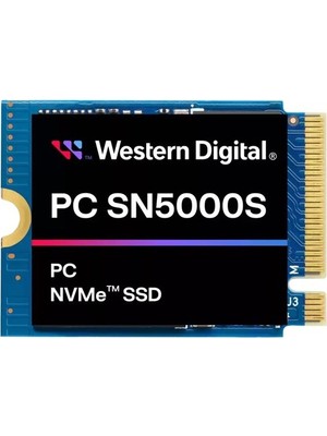 Wd 512GB SN5000S SDEPTSJ-512G 6000- 4200MB/S 2230-M2 Nvme Gen4 Disk Kutusuz