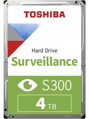 Toshıba 3.5" 4tb S300 HDWT840UZSVA 5400 Rpm 128MB Sata-3 Güvenlik Diski