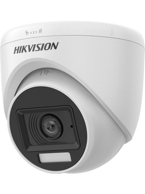 Hıkvısıon DS-2CE76D0T-EXLPF 2 Mp 2.8mm 20MT Hd-Tvı Smart Hıbrıt LED Dome Kamera