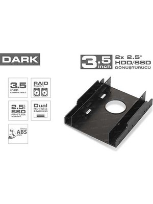 Dark Storex DK-AC-DA35X25 2.5" SSD To 3.5" HDD Kasa Içi Montaj Kiti