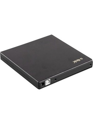 S-Lınk 2.5" USB 2.0 S105 Sata Alüminyum Slim DVD Yazıcı Kutusu Siyah