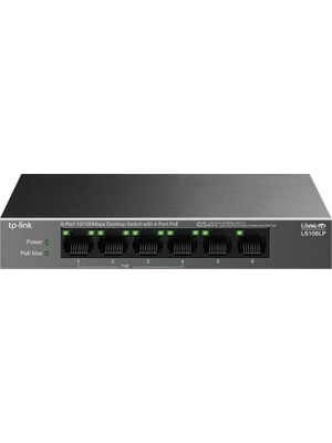 Tp-Link 6port LS106LP 10/100MBPS 4xpoe (40W) Desktop Switch