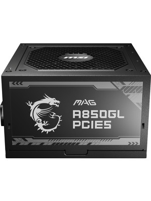 Msı Mag A850GL Pcıe5 Whıte 850W 80+ Gold Power Supplys