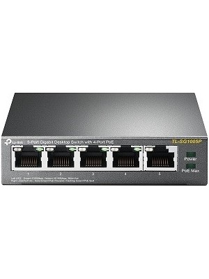 Tp-Lınk 5port 63W 4port Poe TL-SG1005P Gıgabıt Yönetilemez Switch