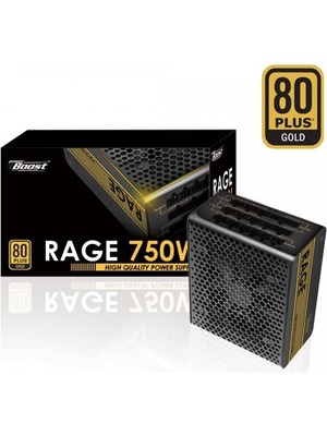 Powerboost 750W 80+ Gold Rage BST-ATX750G Tam Modüler Power Supply