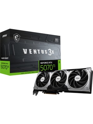 Msı Geforce Rtx 5070 Tı 16G Ventus 3x Oc Gdrr7 256BİT VGA