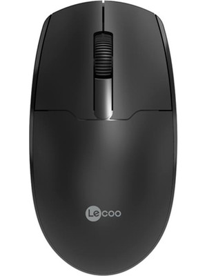 Lecoo USB Optik Kablosuz Mouse Siyah WS204-S