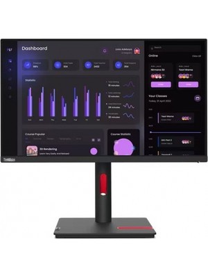 23.8 Lenovo T24I-30 63CFMATXTK IPS Fhd 4ms 60HZ Hdmı+Dp+Vga Vesa Pivot