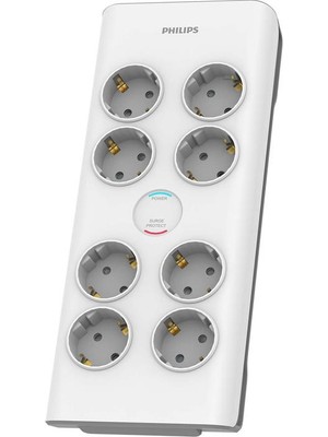 Phılıps SPN7080WA Akım Korumalı Priz 900J (2mt) 8 Li