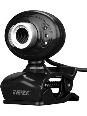 Everest SC-826 Pıxels 0.3mega 640*480 USB Mikrofonlu Görüş Ledli Webcam Pc Kamera