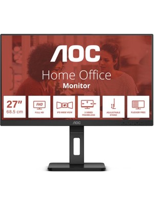 27 Aoc 27E3QAF Fhd IPS 4ms 75HZ VGA HDMI DVI