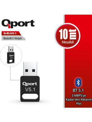 Qport Q-Blu5.1 Bluetooth V5.1 USB Adaptor