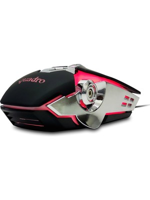Quadro RC-112  USB Kablolu Rgb Oyuncu Mouse