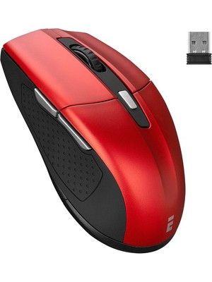 Everest SM-861 USB Kırmızı 800/1200/1600DPI Süper Sessiz Kablosuz Mouse