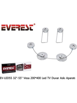 Everest EV-LED55 32"-55" Vesa 200*400 LED Tv Duvar Askı Aparatı